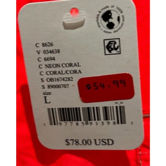 NEW Women's FP Movement Women's Fly by Night Pants, Large, Neon Coral MSRP $78 - Picture 5 of 5